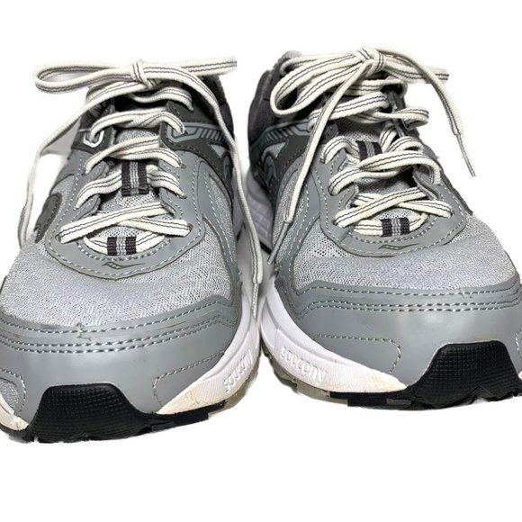 Saucony Gray Cohesion Running Shoes Size 8 - Picture 4 of 11
